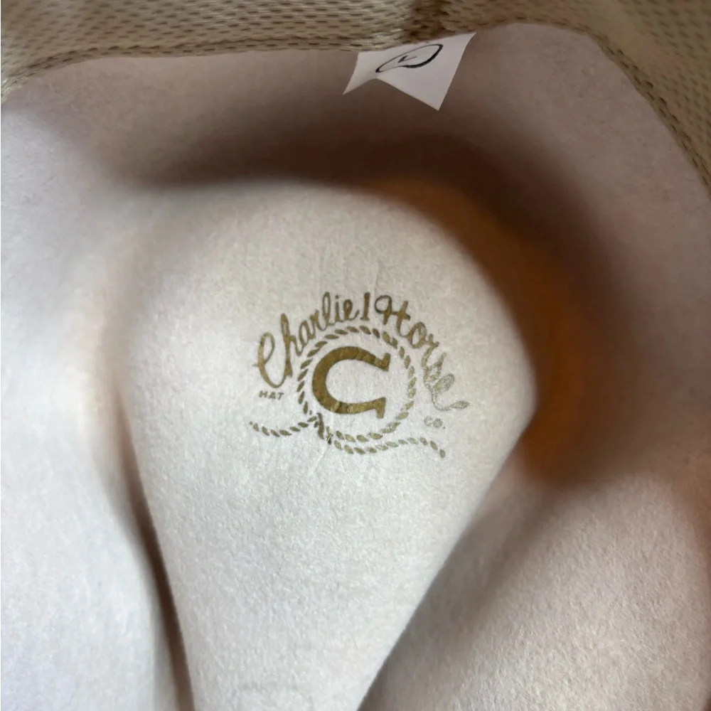 Charlie 1 Horse Highway Fashion Hat – Silver Belly – Size L – Like New - Picture 7 of 8